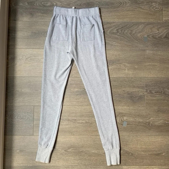 POL Women's Track pants Skinny Leg sweatpants Joggers Distressed Grey Size Small - Picture 8 of 11